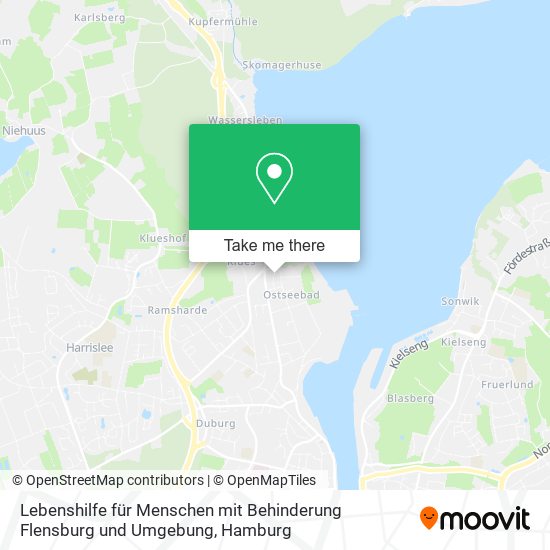 Lebenshilfe für Menschen mit Behinderung Flensburg und Umgebung map