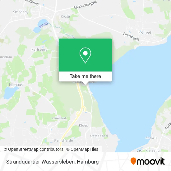 Карта Strandquartier Wassersleben