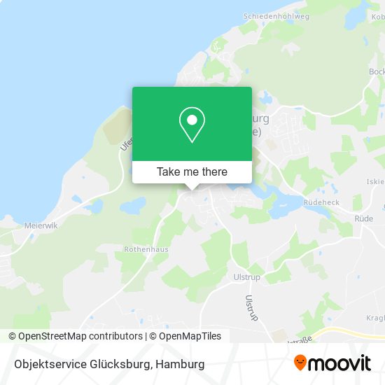 Objektservice Glücksburg map