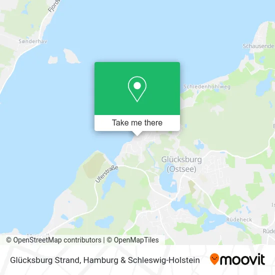Карта Glücksburg Strand