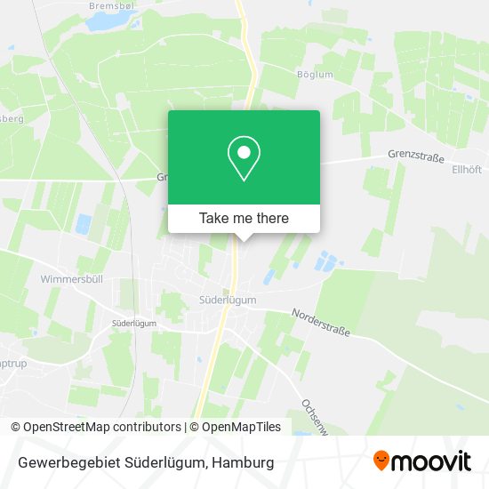 Gewerbegebiet Süderlügum map