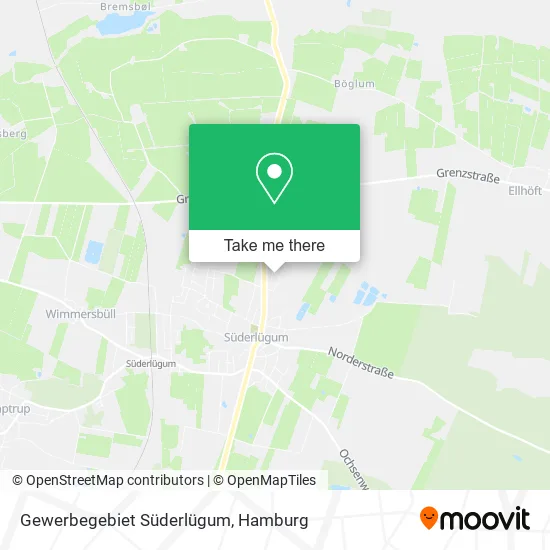 Карта Gewerbegebiet Süderlügum
