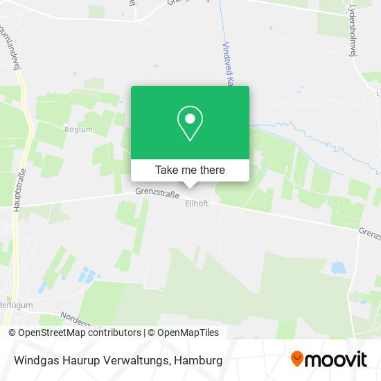 Windgas Haurup Verwaltungs map