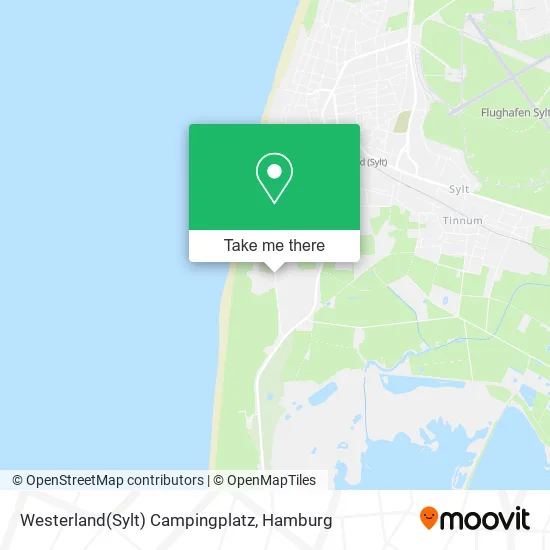 Карта Westerland(Sylt) Campingplatz