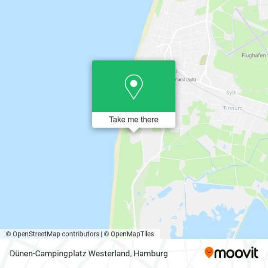 Карта Dünen-Campingplatz Westerland