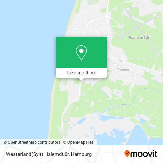 Карта Westerland(Sylt) Halemdüür