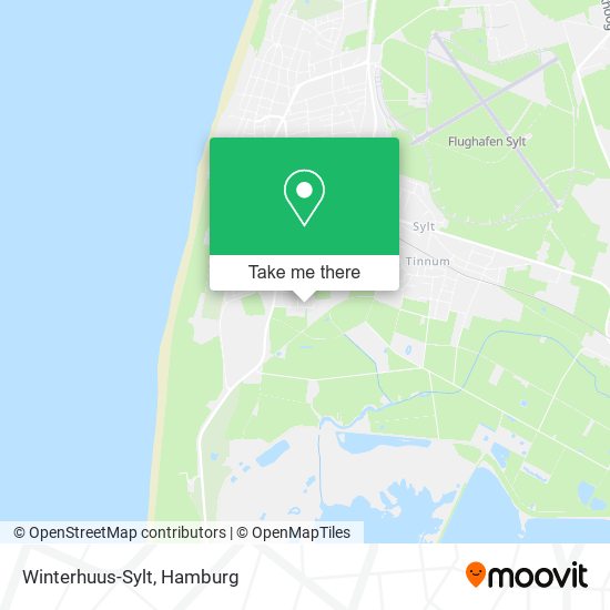 Winterhuus-Sylt map