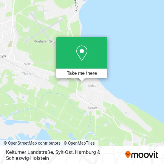 Карта Keitumer Landstraße, Sylt-Ost
