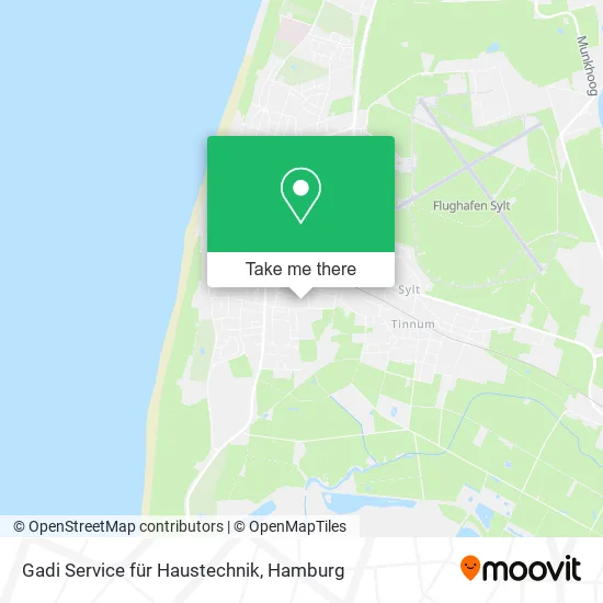 Карта Gadi Service für Haustechnik