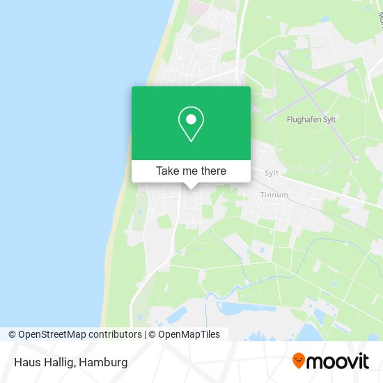 Haus Hallig map