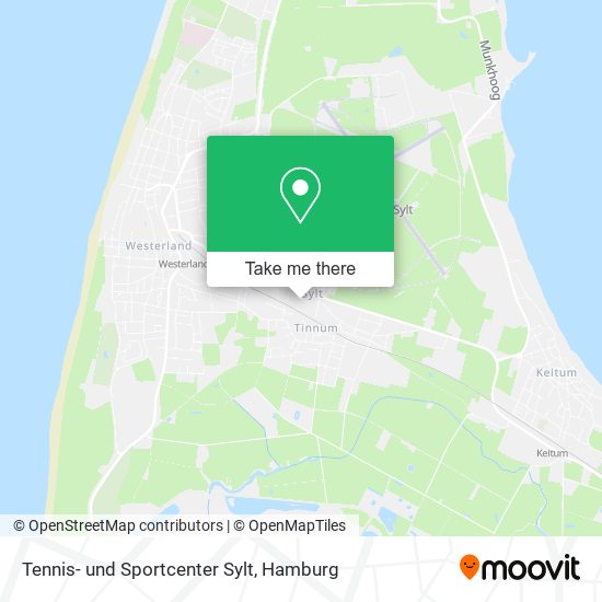 Tennis- und Sportcenter Sylt map