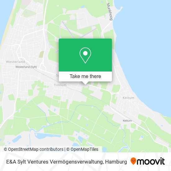 Карта E&A Sylt Ventures Vermögensverwaltung