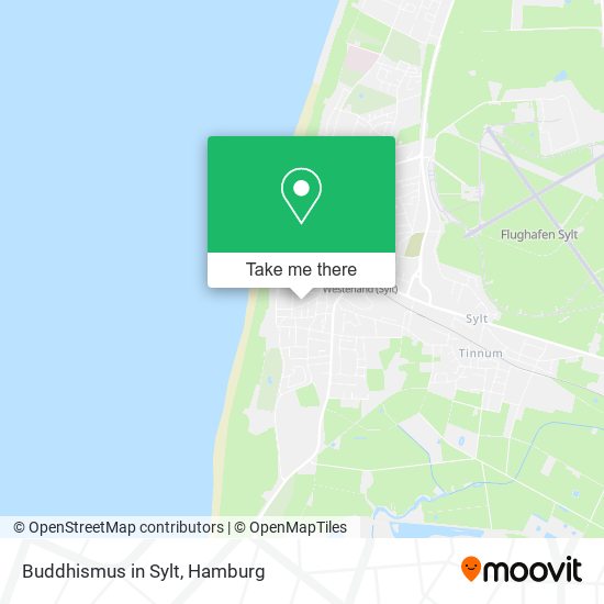 Buddhismus in Sylt map