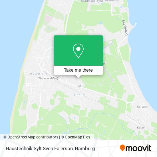 Haustechnik Sylt Sven Faierson map