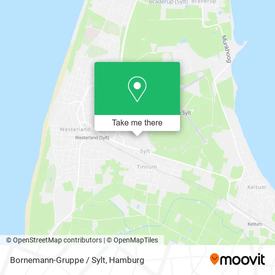 Карта Bornemann-Gruppe / Sylt