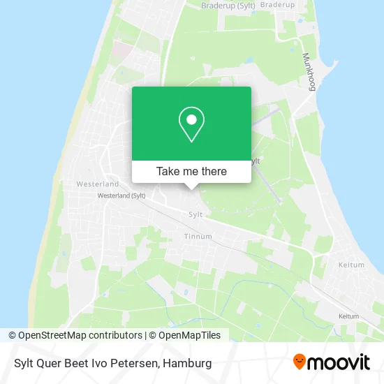 Карта Sylt Quer Beet Ivo Petersen
