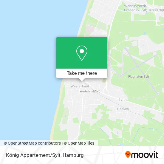 Карта König Appartement/Sylt