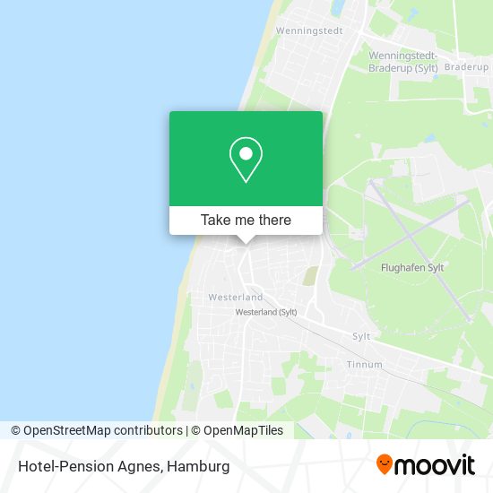 Hotel-Pension Agnes map