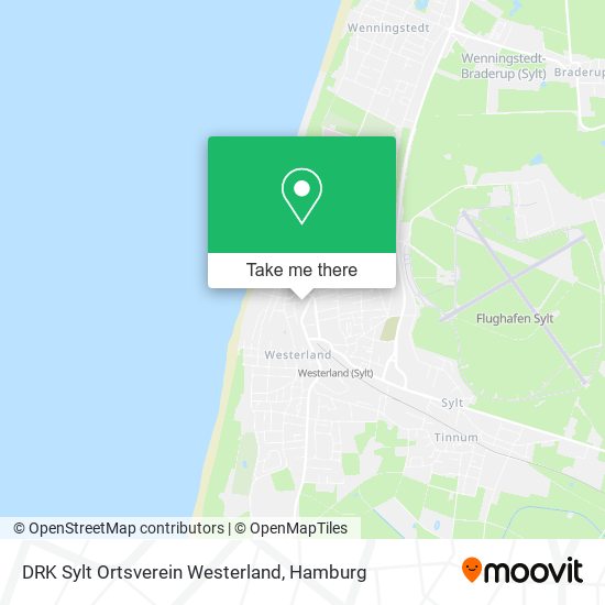 DRK Sylt Ortsverein Westerland map