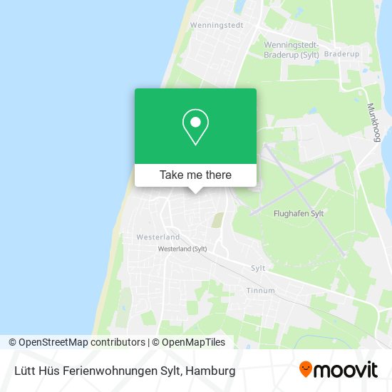 Lütt Hüs Ferienwohnungen Sylt map