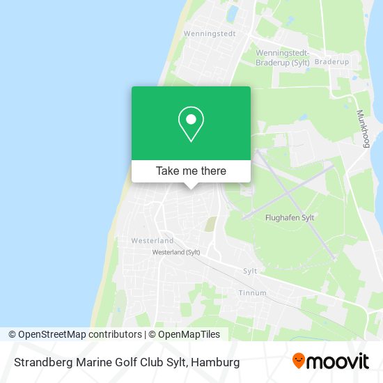 Карта Strandberg Marine Golf Club Sylt