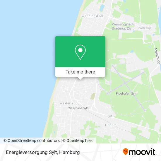 Карта Energieversorgung Sylt