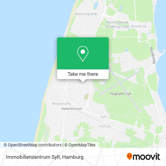 Immobilienzentrum Sylt map