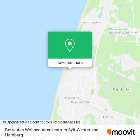 Betreutes Wohnen Altenzentrum Sylt-Westerland map