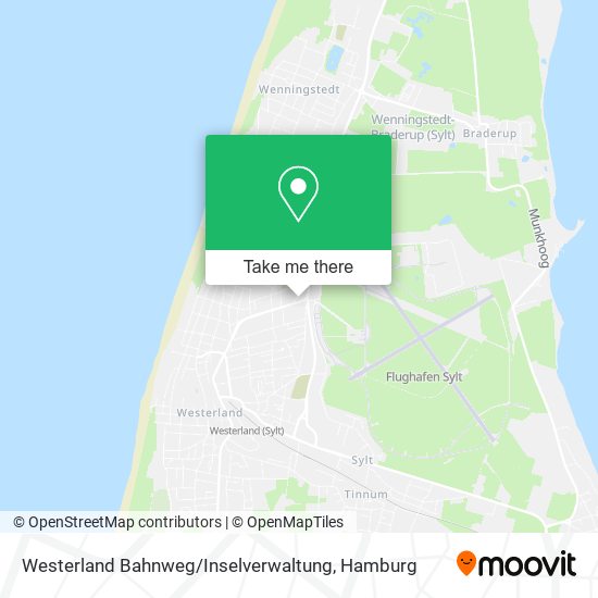Карта Westerland Bahnweg / Inselverwaltung
