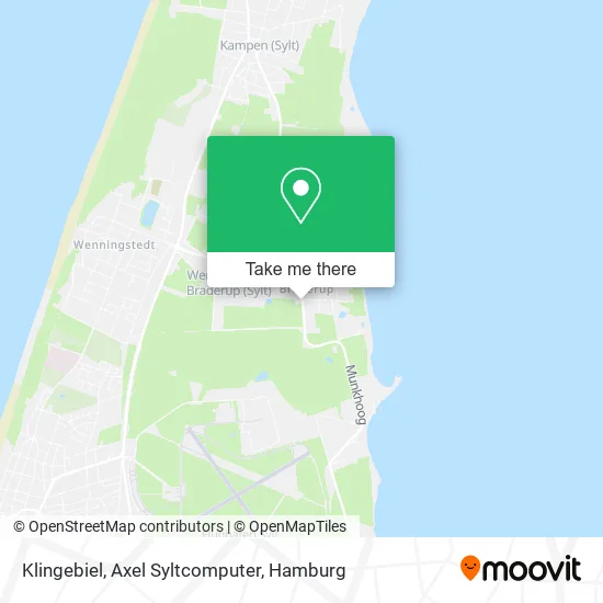 Карта Klingebiel, Axel Syltcomputer