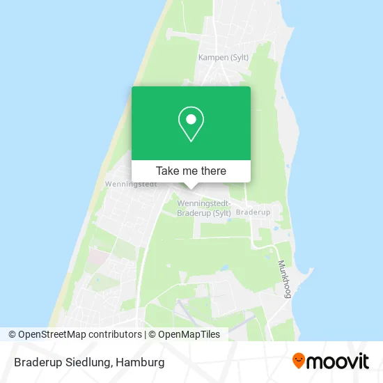 Карта Braderup Siedlung