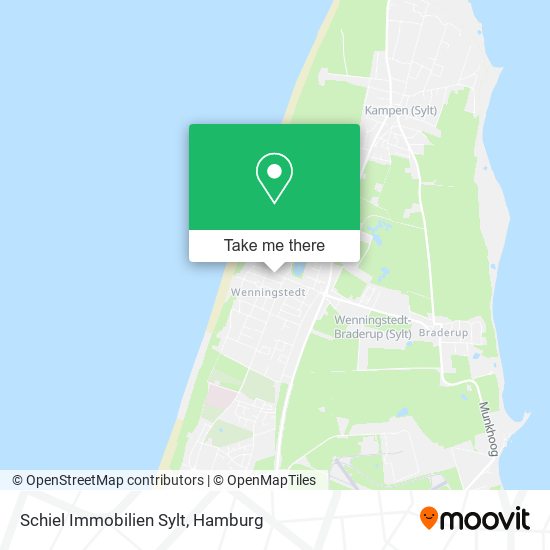 Schiel Immobilien Sylt map