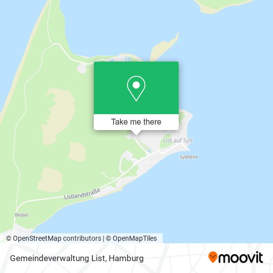 Gemeindeverwaltung List map