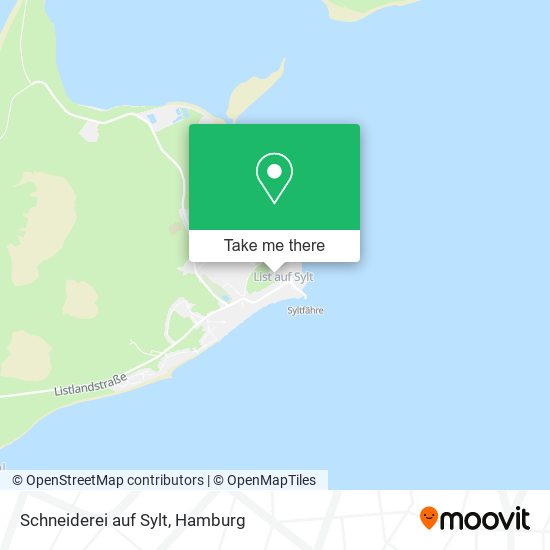 Schneiderei auf Sylt map