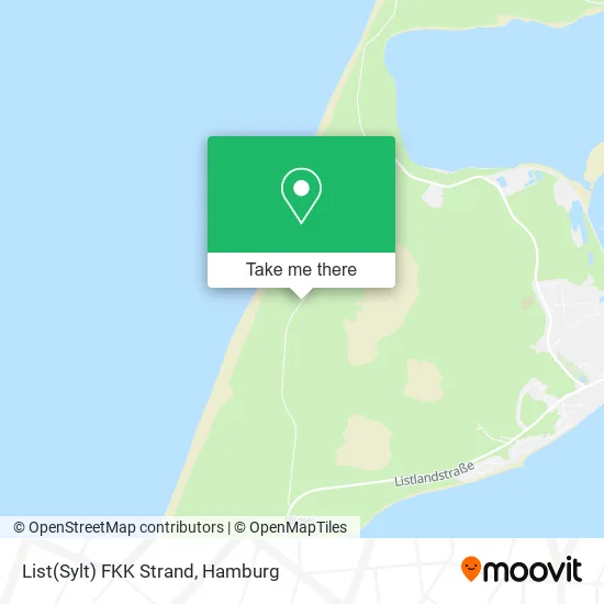 Карта List(Sylt) FKK Strand