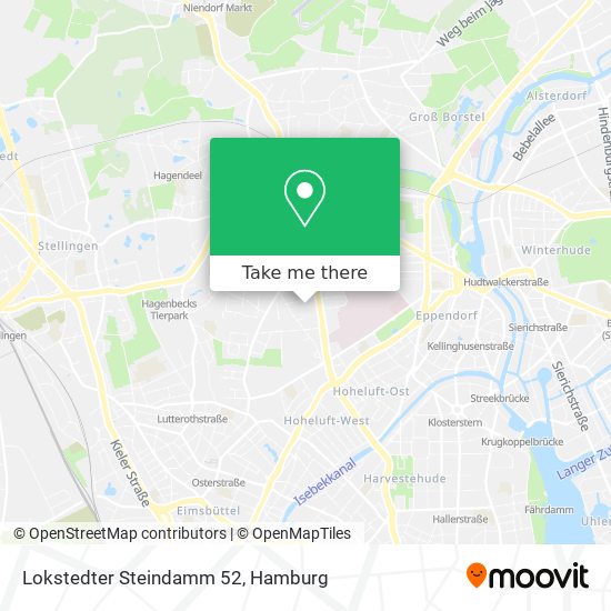 Карта Lokstedter Steindamm 52