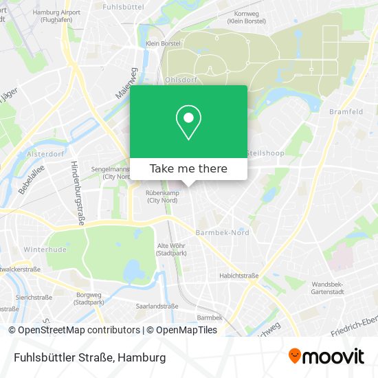 Fuhlsbüttler Straße map