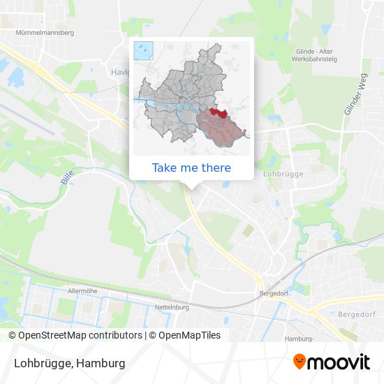 Lohbrügge map