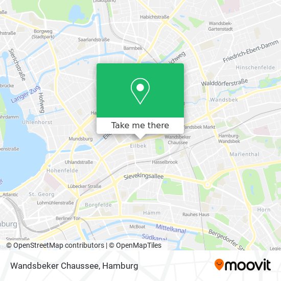 Wandsbeker Chaussee map