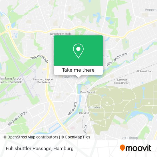 Fuhlsbüttler Passage map
