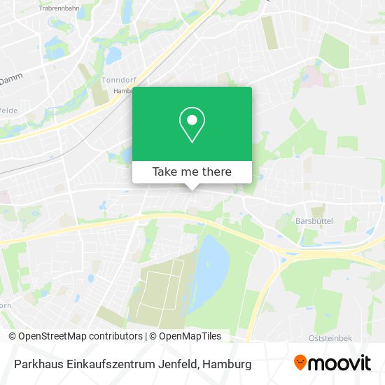 Parkhaus Einkaufszentrum Jenfeld map