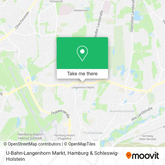 Карта U-Bahn-Langenhorn Markt