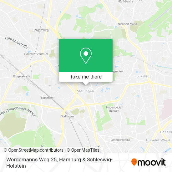 Карта Wördemanns Weg 25