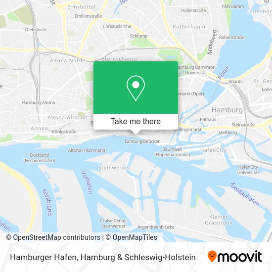 Карта Hamburger Hafen