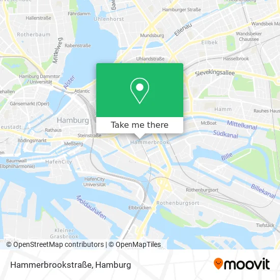 Карта Hammerbrookstraße