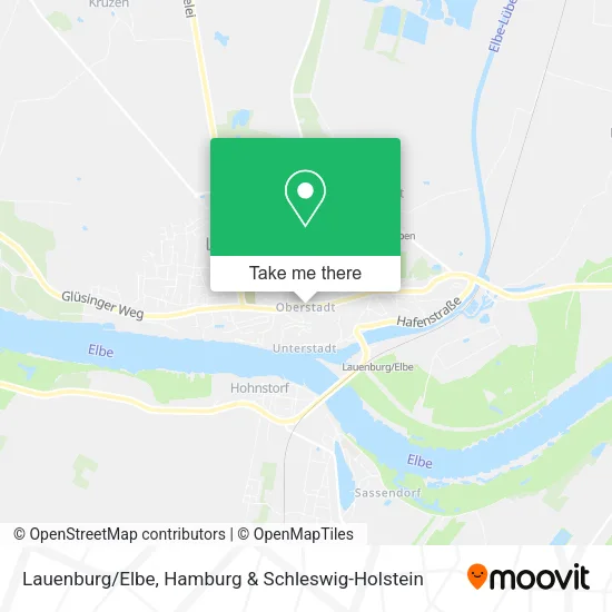 Карта Lauenburg/Elbe