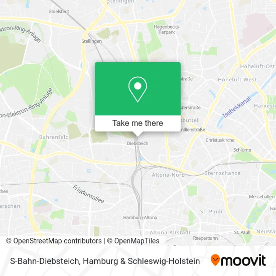 Карта S-Bahn-Diebsteich