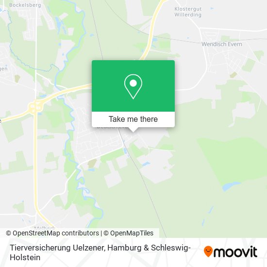 Tierversicherung Uelzener map