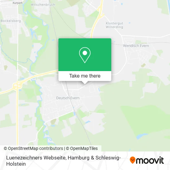 Карта Luenezeichners Webseite