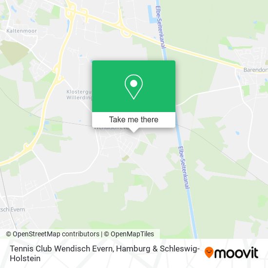 Tennis Club Wendisch Evern map